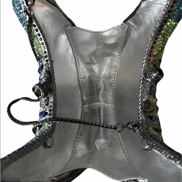 Jeweled Bird Evening Purse - Picture 4 of 10